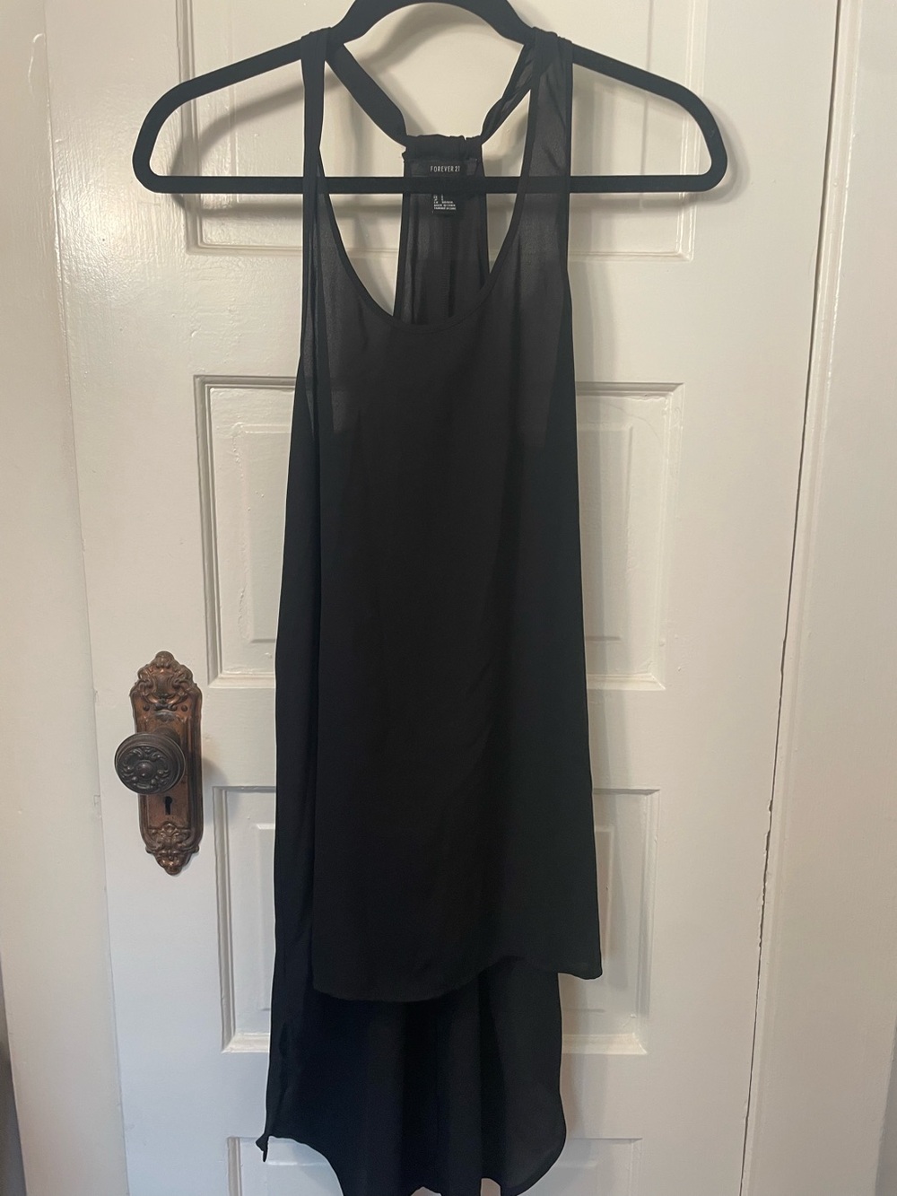 Flowy Black Halter Dress or coverup